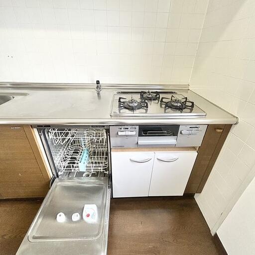3口コンロ 賃貸併用住宅 オーナールーム 4LDK 3口コンロにグリル付きの100㎡以上の賃貸物件