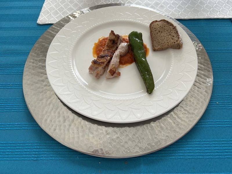赤パプリカソース&鶏肉