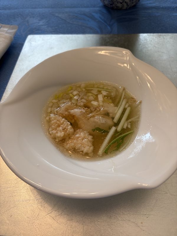 鯛の上湯スープがけ