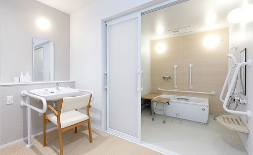 浴室はお身体の状態に合わせてお使いいただけるよう3タイプご用意しております。
介護付き有料老人ホーム