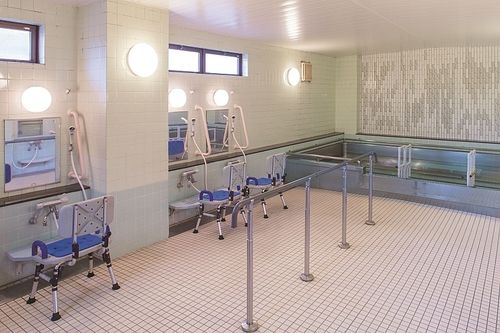 一般浴の大浴場　
介護付き有料老人ホーム