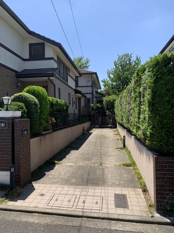松風台、戸建ての現地写真です。
