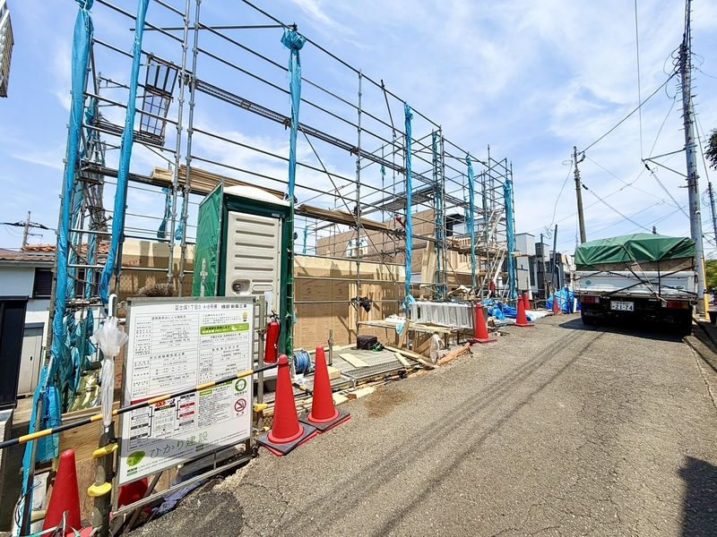 富士塚・新築戸建て 前面道路